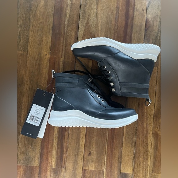 Ilse Jacobsen ankle rain boot black and white - Picture 3 of 9